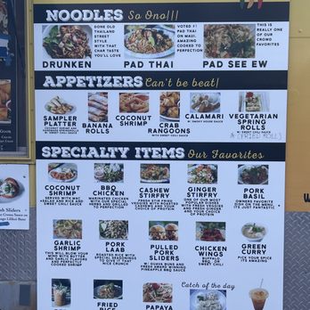 Aloha Thai Fusion - Kahului - Menu - Food Trucks Near Me - Kahului, Hawaii