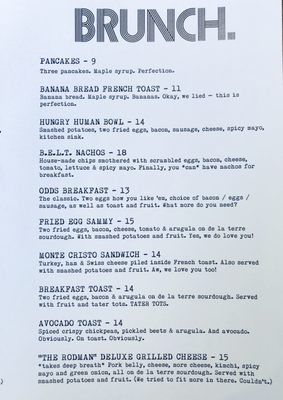 Menu photo 3 Odds Bar Hamilton, ON