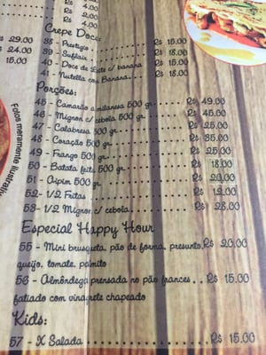 Menu photo 3 Baita Rango Florianópolis, SC