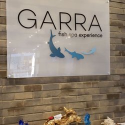 GARRA Fish Spa- Augusta - Sign by the register and counter