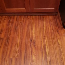 Koa luxury vinyl flooring installed by Dave Toland