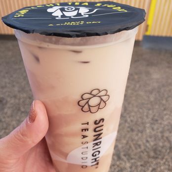 Sunright Tea Studio - Koreatown - Taro milk tea - Bubble Tea Near Me - Los Angeles, California