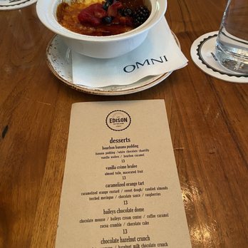 Edison, Craft Ales + Kitchen - Crème Brûlée - Gastropubs Near Me - Asheville, North Carolina Edison, Craft Ales + Kitchen - Crème Brûlée - Gastropubs Near Me - Asheville, North Carolina