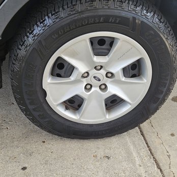 Flagship Carwash - Tire with shine on the driver's side.  The side you see as they are pulling your car out. - Car Wash Near Me - Bowie, Maryland