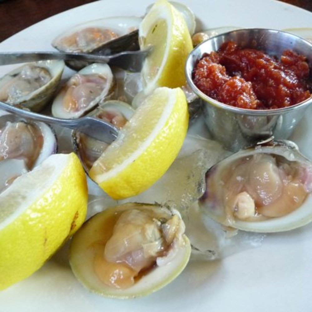 The Dock - Raw Clams - Seafood Near Me - Montauk, New York