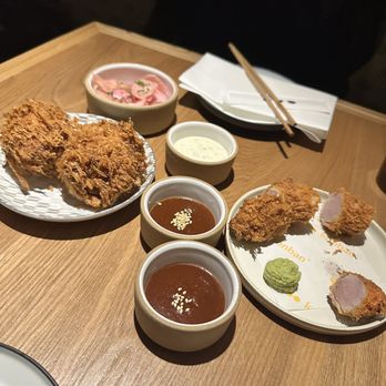 Konban - Menshu pork and pork tenderloin katsu - Izakaya Near Me - New York, New York Konban - Menshu pork and pork tenderloin katsu - Izakaya Near Me - New York, New York