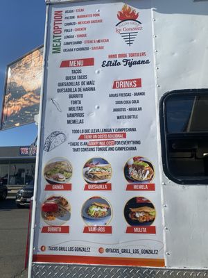 Menu photo 2 Tacos Grill Los Gonzalez Fremont, CA
