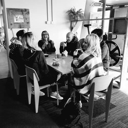 The Bikery Cafe - Seating groups at The Bikery Cafe