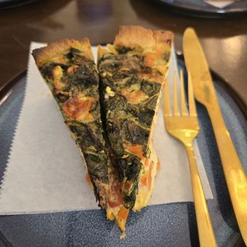 L'insolent Coffee - Spinach, mushroom Quiche - Coffee & Tea Near Me - West Nyack, New York