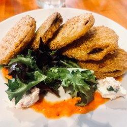 The Bluebird - Fried Green Tomato appetizer