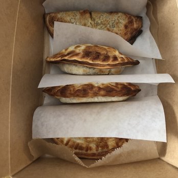 Lazo Empanadas - 4. Spicy Steak, 2. Spicy Ground Beef, 7. Spicy Chicken, 12. Spinach & Cheese. These were AMAZING. - Empanadas Near Me - Denver, Colorado Lazo Empanadas - 4. Spicy Steak, 2. Spicy Ground Beef, 7. Spicy Chicken, 12. Spinach & Cheese. These were AMAZING. - Empanadas Near Me - Denver, Colorado