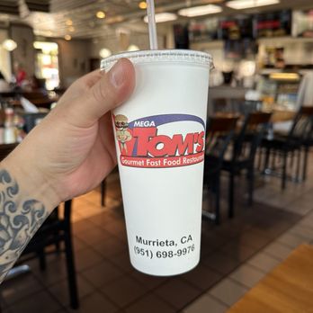 Mega Tom's Burgers - Drink - Burgers Near Me - Murrieta, California Mega Tom's Burgers - Drink - Burgers Near Me - Murrieta, California