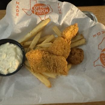 Cotton Patch Cafe - All you can eat Fried Catfish Frydays. Took FOREVER to get any refills. - American Near Me - North Richland Hills, Texas Cotton Patch Cafe - All you can eat Fried Catfish Frydays. Took FOREVER to get any refills. - American Near Me - North Richland Hills, Texas