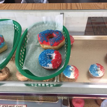 Shipley Do-Nuts - Patriotic donuts at Shipley Do-Nuts for the 4th of July. - Donuts Near Me - Watauga, Texas