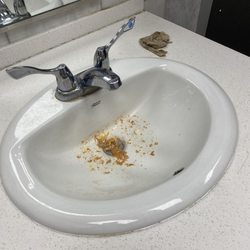 Mobil - Throw up in sink