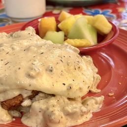 Firebird Benedict aka Biscuits and Gravy. haha!