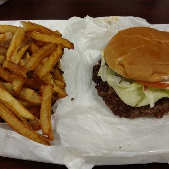 Redhot Ranch - Doubleburger with fresh cut fries - Hot Dogs Near Me - Chicago, Illinois
