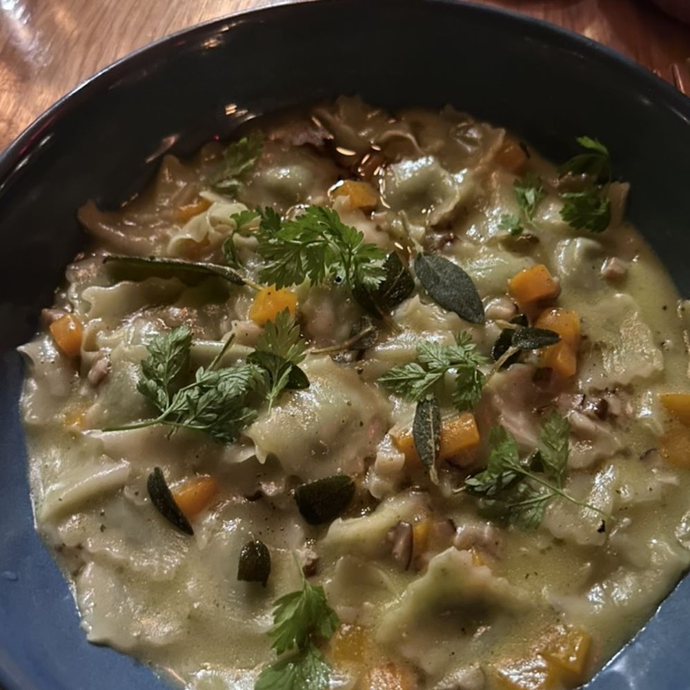 Amelie - Raviolis du Royans - comte, butternut squash, mushrooms - Wine Bars Near Me - Washington, DC, District of Columbia Amelie - Raviolis du Royans - comte, butternut squash, mushrooms - Wine Bars Near Me - Washington, DC, District of Columbia