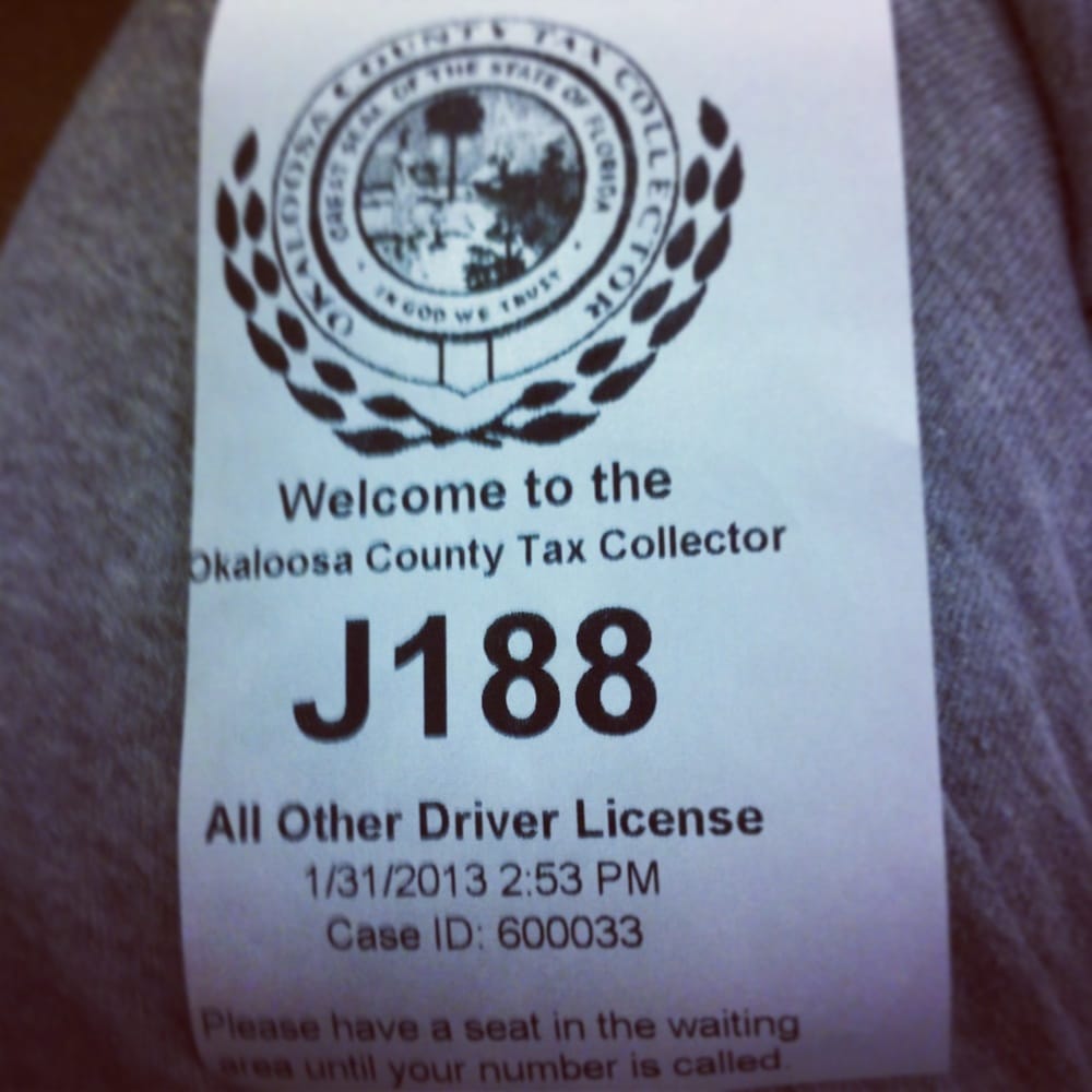 OKALOOSA COUNTY TAX COLLECTOR Updated August 2024 1250 N Eglin Pkwy