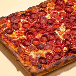 Prince Street Pizza - Spicy Spring Pizza™ Fra Diavolo Sauce, Pepperoni, Fresh Mozzarella, Pecorino Romano