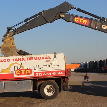 Chicago Tank Removal - Loading contaminated soil onto dump truck - General Contractors Near Me - Chicago, Illinois Chicago Tank Removal - Loading contaminated soil onto dump truck - General Contractors Near Me - Chicago, Illinois