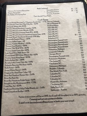 Menu photo 4 The Wine Bar Mount Pleasant, SC Menu photo 4 The Wine Bar Mount Pleasant, SC