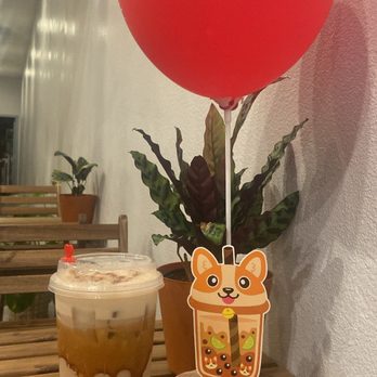 Hello Sweet - Okinawa Milk tea with Boba - super good! - Bubble Tea Near Me - Concord, California Hello Sweet - Okinawa Milk tea with Boba - super good! - Bubble Tea Near Me - Concord, California