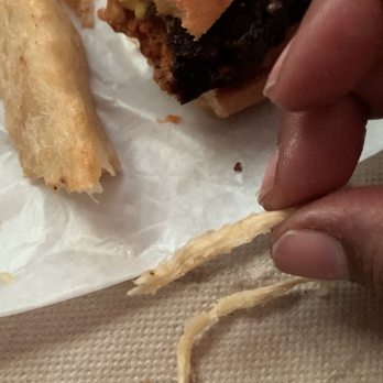On the Hill Cafe - Piece of wood encrusted into my fries - Coffee & Tea Near Me - Baltimore, Maryland
