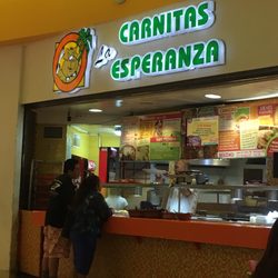 Carnitas la Esperanza - Restaurant front in food court of Galerías Acapulco