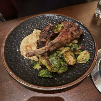 The Majestic - - GRILLED RACK OF LAMB* G - New American Near Me - Alexandria, Virginia The Majestic - - GRILLED RACK OF LAMB* G - New American Near Me - Alexandria, Virginia