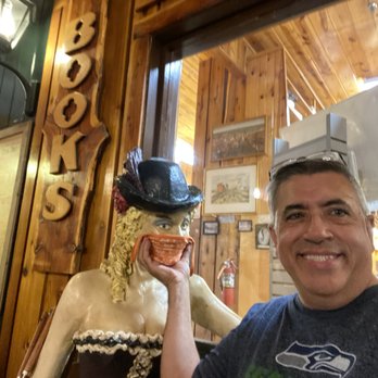 Wall Drug Store - Nice to see she's wearing a mask for Coronavirus - Drugstores Near Me - Wall, South Dakota