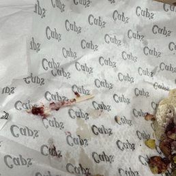 Nasty. Turkey inners left inside the sandwich. Disgusting will not be returning