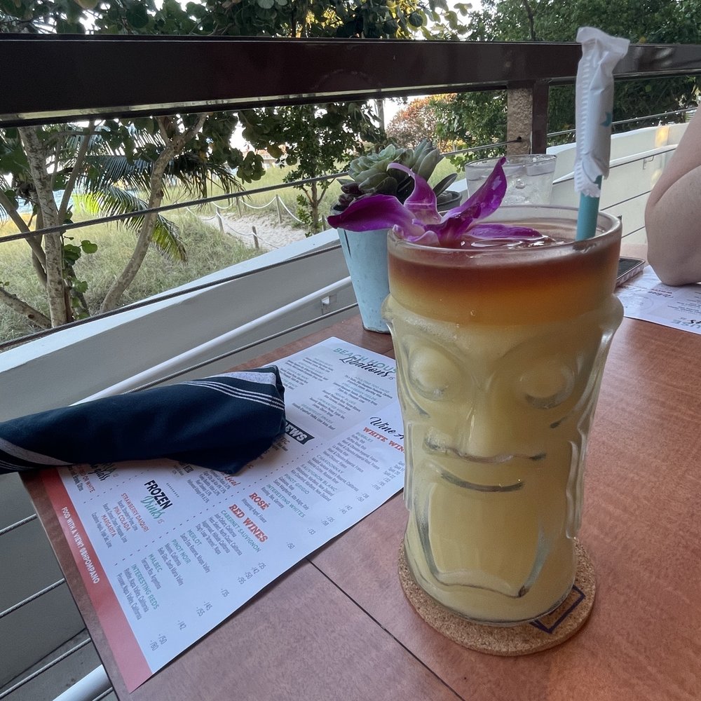 Beach House - Piña Colada with floater - Bars Near Me - Pompano Beach, Florida Beach House - Piña Colada with floater - Bars Near Me - Pompano Beach, Florida