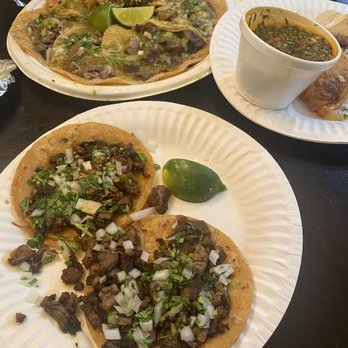 Tacos El Melon - Front: Al Pastor & Carne Asada - Food Trucks Near Me - Oakland , California