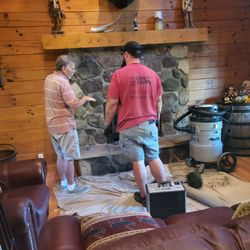 Chim-Cheroo Chimney Services - Very thorough explanation of our fireplace and what is being done. Boy, there was a lot of soot/ash