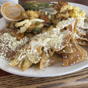 Rodeo Cafe - Chilaquiles with green sauce. - Breakfast & Brunch Near Me - Norco, California Rodeo Cafe - Chilaquiles with green sauce. - Breakfast & Brunch Near Me - Norco, California