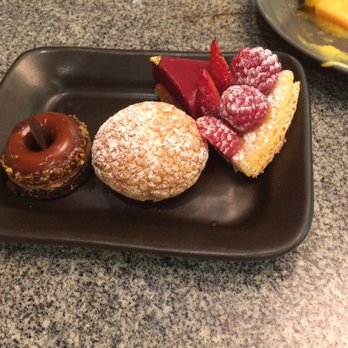 Harvest - Gianduia mousse, cream puff & berry tart - New American Near Me - Las Vegas, Nevada Harvest - Gianduia mousse, cream puff & berry tart - New American Near Me - Las Vegas, Nevada