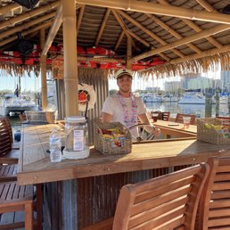 Tiki Captain in training. Tiki Captain in training.