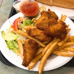 Buffalo Wing Dinner w/ sauce on the side
