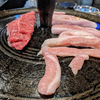 The Cast Iron Pot 3 - Top Blade Steak, Pork Jowl - Korean Near Me - Flushing, New York The Cast Iron Pot 3 - Top Blade Steak, Pork Jowl - Korean Near Me - Flushing, New York