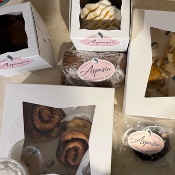 Aspasia Coffee and Bake Shop - Cupcakes, cinnamon roll, double chocolate cookie, zucchini bread - Gluten-Free Near Me - Carmel, Indiana