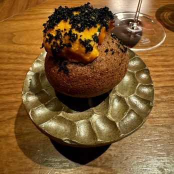 Frevo - Butternut squash with Hokkaido sea urchin - French Near Me - New York, New York Frevo - Butternut squash with Hokkaido sea urchin - French Near Me - New York, New York