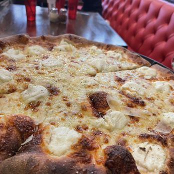 Rebellion Pizza - The 16" Four Cheese White Pie - Pizza Near Me - Henderson, Nevada Rebellion Pizza - The 16" Four Cheese White Pie - Pizza Near Me - Henderson, Nevada