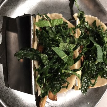 ABC Cocina - Sautéed mushroom tacos, cashews, Mole, kale, and lime - Latin American Near Me - New York, New York ABC Cocina - Sautéed mushroom tacos, cashews, Mole, kale, and lime - Latin American Near Me - New York, New York