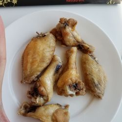 Asian Garden - I've never seen such tiny chicken wings before. I'm surprised they even served it.