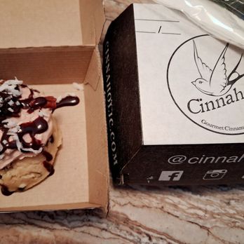 Cinnaholic - German Chocolate Cookie Dough - Bakeries Near Me - Mansfield, Texas