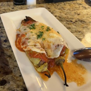 Ditka's Oakbrook - Stuffed Banana Peppers - italian sausage, pomodoro, provolone - American Near Me - Oakbrook Terrace, Illinois