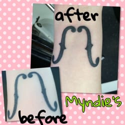 Phantom Tattoo - A before and after of my tattoo.