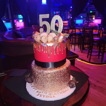 Manan Bakery - 50th Birthday Cake, 2 tier - Bakeries Near Me - Las Vegas, Nevada