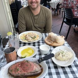 Cafe Calamari - Prime Rib Friday - Sicilian Encrusted Prime Rib